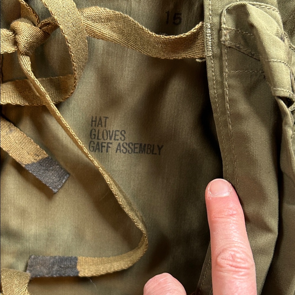 Men's US Air Force C1 Vest - Olive Green - Picture 8 of 9